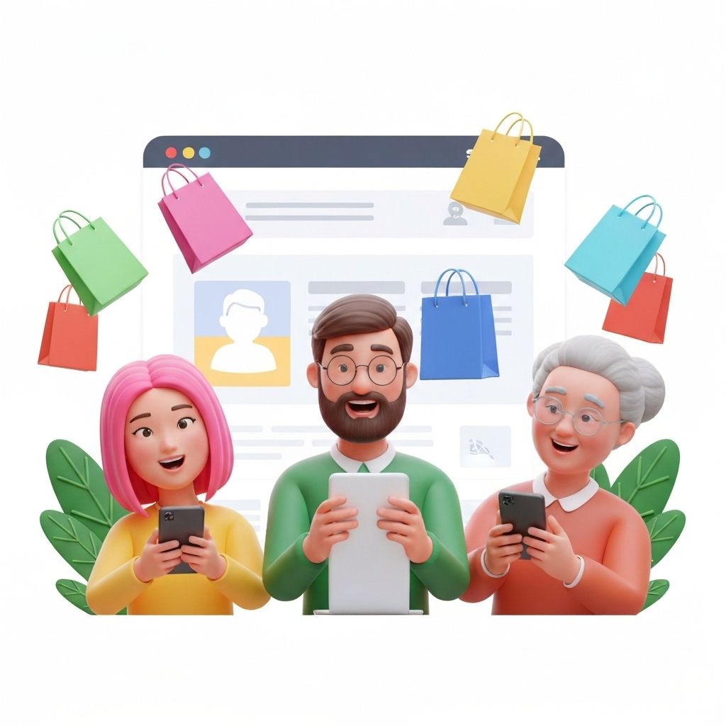 Shopping illustration